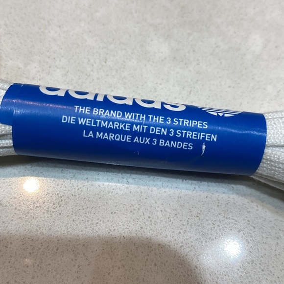 New ADIDAS GAZELLE LACES replacementn white ⭐️⭐️⭐️⭐️ - Picture 4 of 15